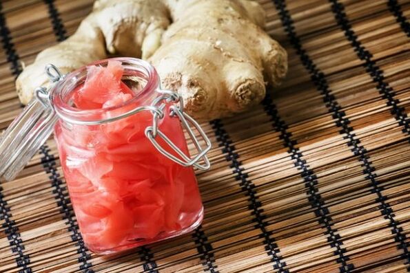 Ginger root to increase power